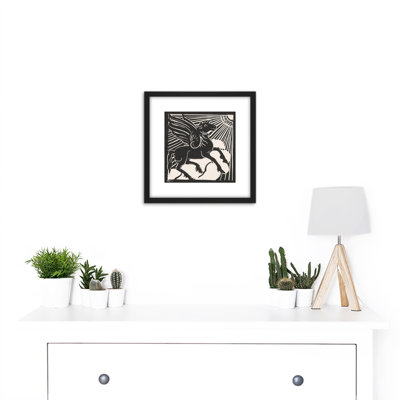 Winged Horse Pegasus Mythical Creature by Henri Jonas - Single Picture Frame Painting
