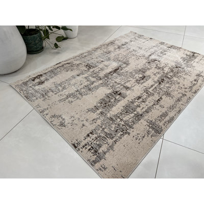 Tapis rectangulaire Abbaas avec envers antidérapant
