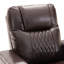Fauteuil inclinable Power Motion avec port de charge USB et rangement pour bras cachés, conception de porte-gobelets pratique et plateau pivotant à 360 °