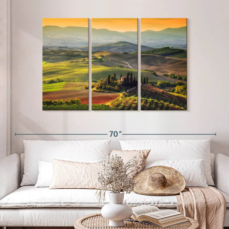 Alvord, Toscane à l'aube, H 32 po x l 50 po