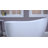 54" x 28" Freestanding Soaking Acrylic Single Slipper Bathtub with Reversible Drain-79616123