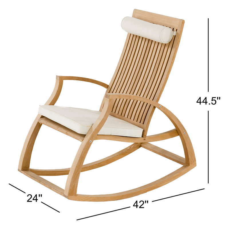 Teak Outdoor Rocker Chair