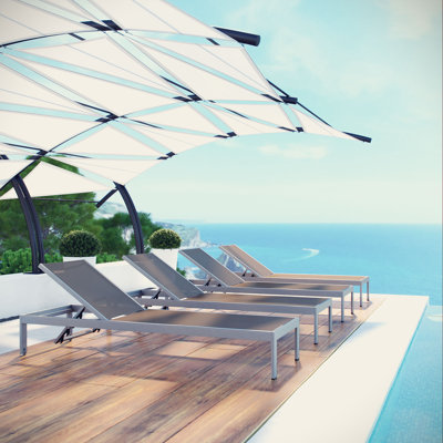 Shore Aluminum Outdoor Chaise