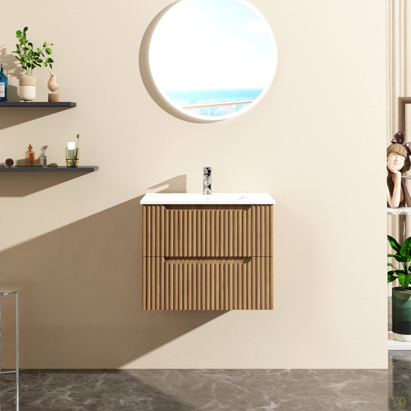 Meuble-lavabo mural 24 po avec lavabo combiné