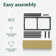 Russel 14'' Contemporary Modern Bed Frame