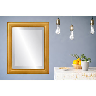 Wimbled Wood Flat Wall Mirror