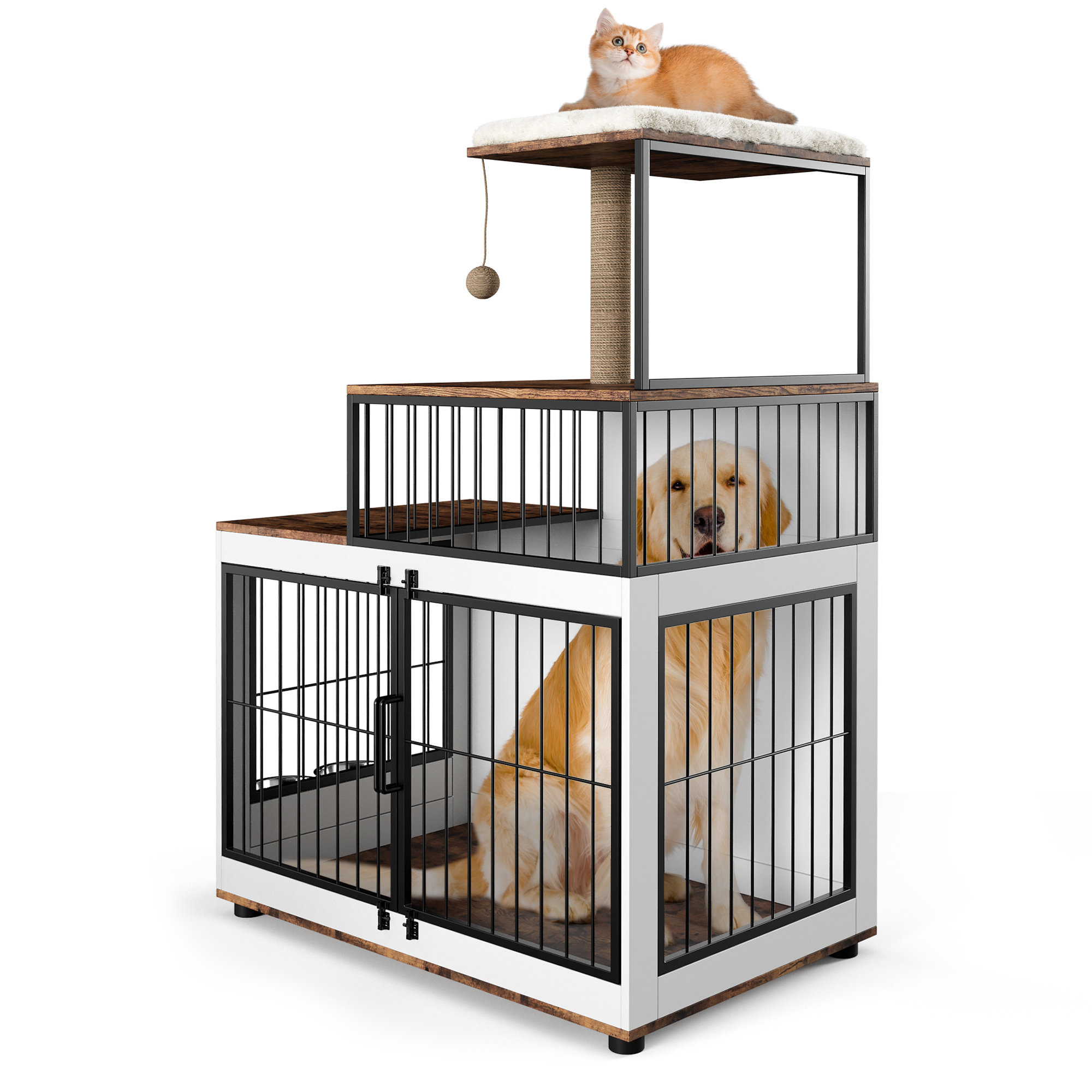 Photo inspiration: Picture Idea: Ebern Designs 2 In 1 Multi Functional Dog Crate Furniture