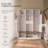 62" Hall Tree with Bench, 2 Side Storage Cabinets, 6 Coat Hooks, Open Cubbies & Shoe Storage, Farmhouse Entryway Organizer for Mudroom and Hallway-242211991
