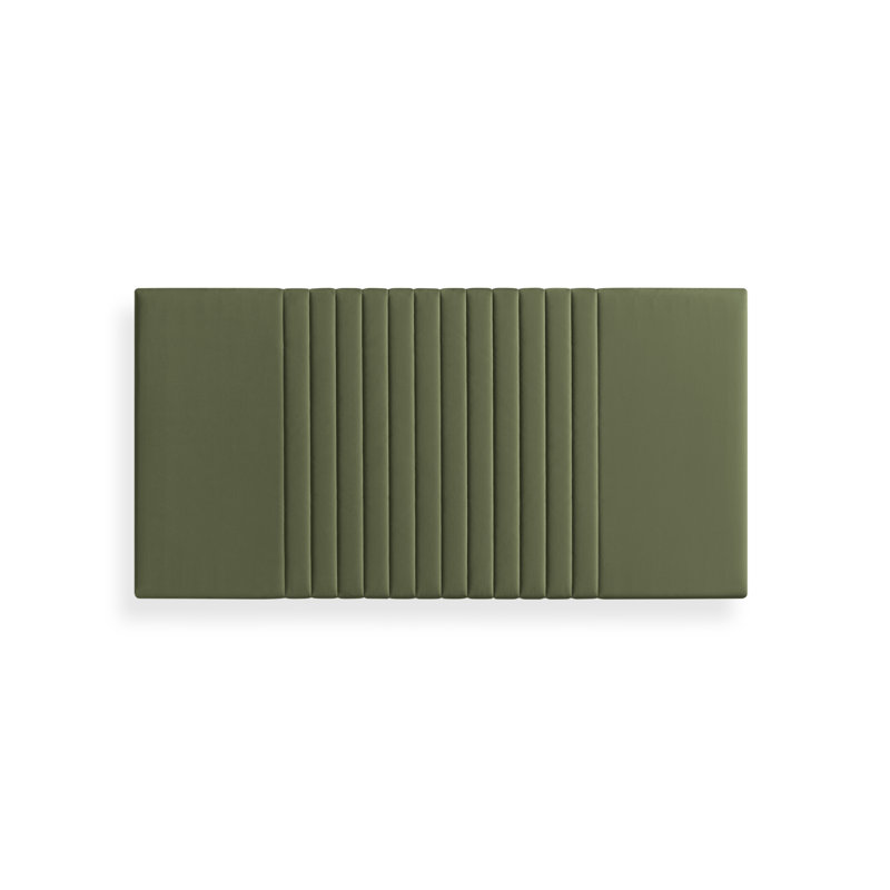 Upholstered Velvet Headboard, Double (4'6), Forest