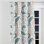 Panneaux de rideaux Boho - Rideau à œillets à motif cachemire botanique orange - 1 panneau
