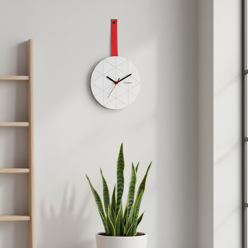 Wall Clock Red | Gift Idea, Red