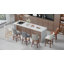Tabouret de bar pivotant 30,6 po Eriqa, gris-353337358