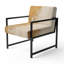 Abstract Split - Chaise d'appoint rembourrée abstraite-112889716