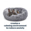 Silentnight Calming Plush Donut Pet Bed-93676162-55843482