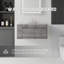 Meuble-lavabo flottant 36 po avec lavabo, porte à fermeture douce, comptoir en granite blanc 0,6 po et dosseret, contreplaqué