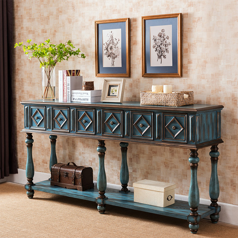 Console American Retro, Bleu