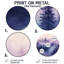 Décoration murale ronde en métal Misty Pine Forest - Paysages-441996281