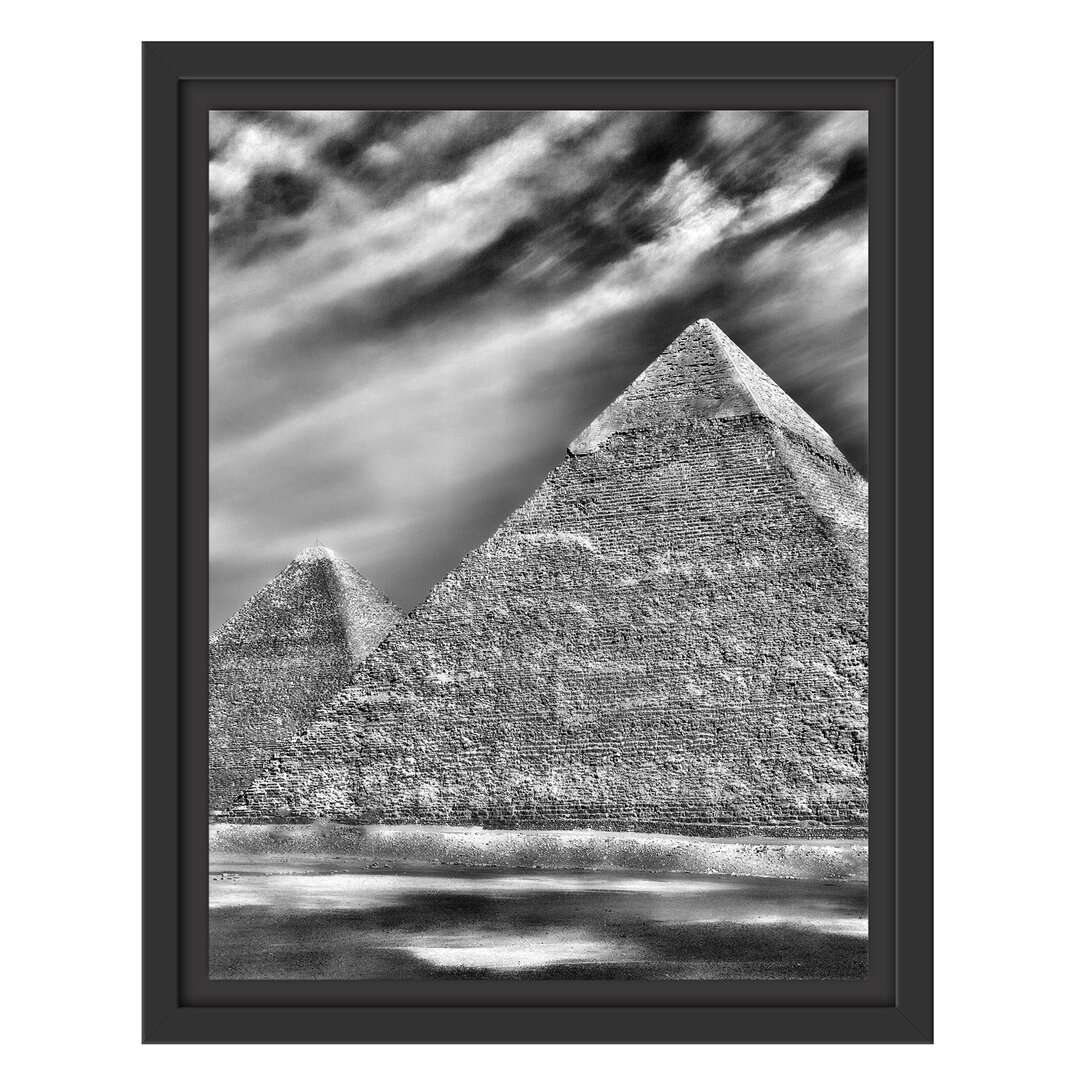 Gerahmtes Wandbild Ägypten Pyramiden