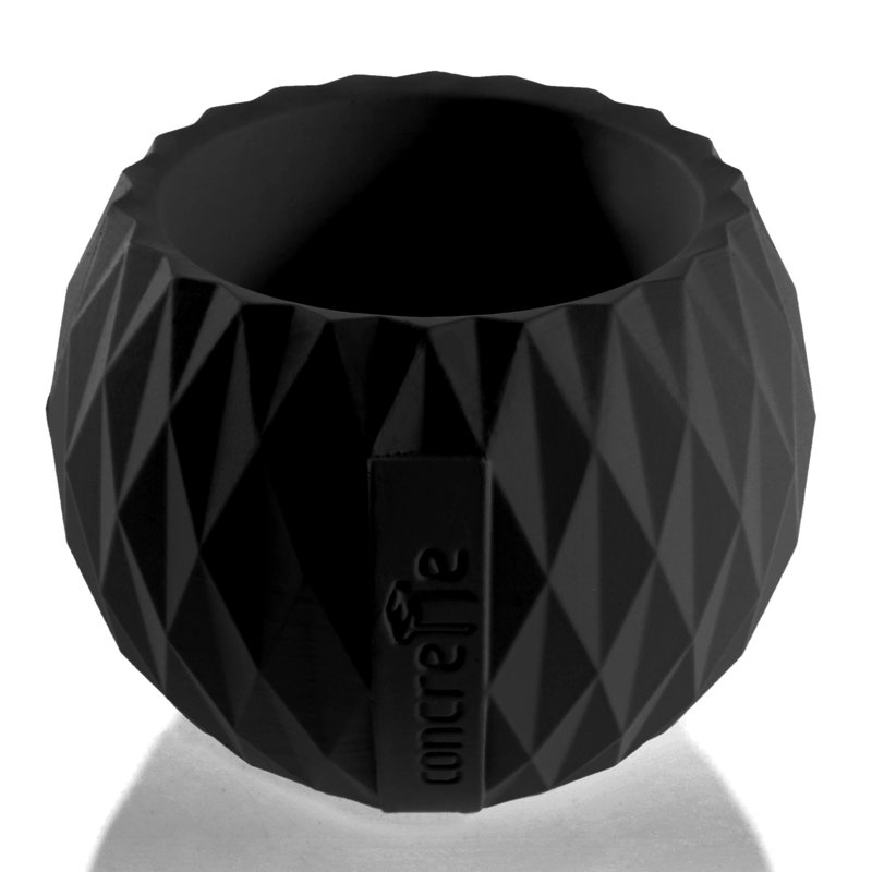Handmade Pot Planter, Matte Black