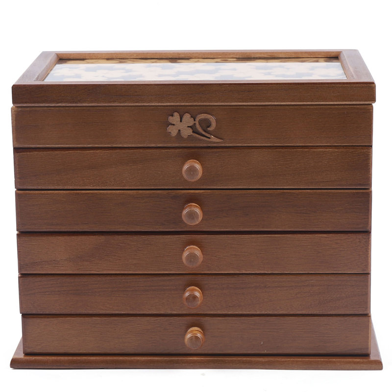Boîte à bijoux en bois