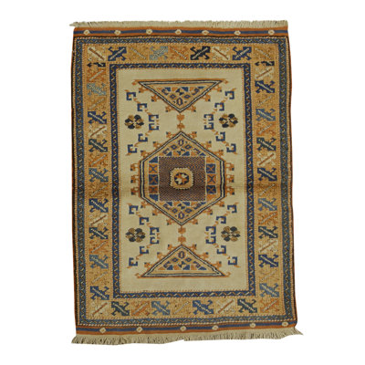 Wool Southwestern Area Rug