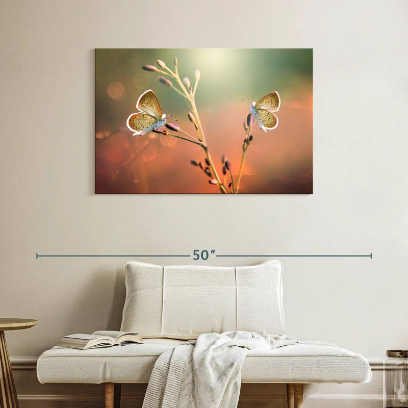 Brampt Butterfly Pair, 26" H x 39" W