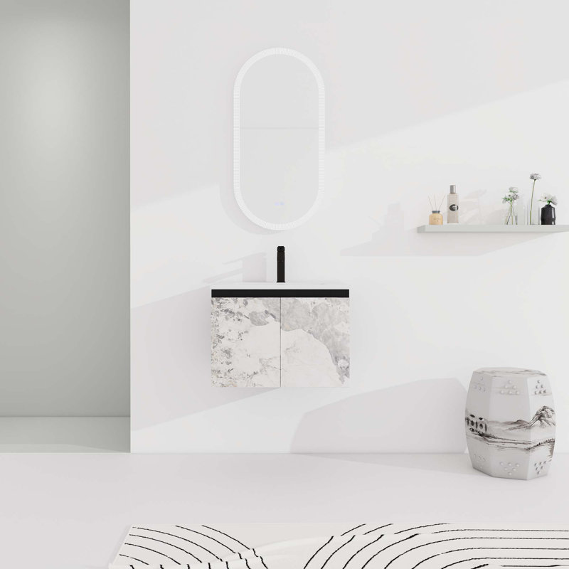 Meuble-lavabo flottant mural