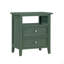 Table de chevet 2 tiroirs Vintage Green-1753751479