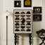 Modern Cream Style Solid Wood Entrance Cabinet