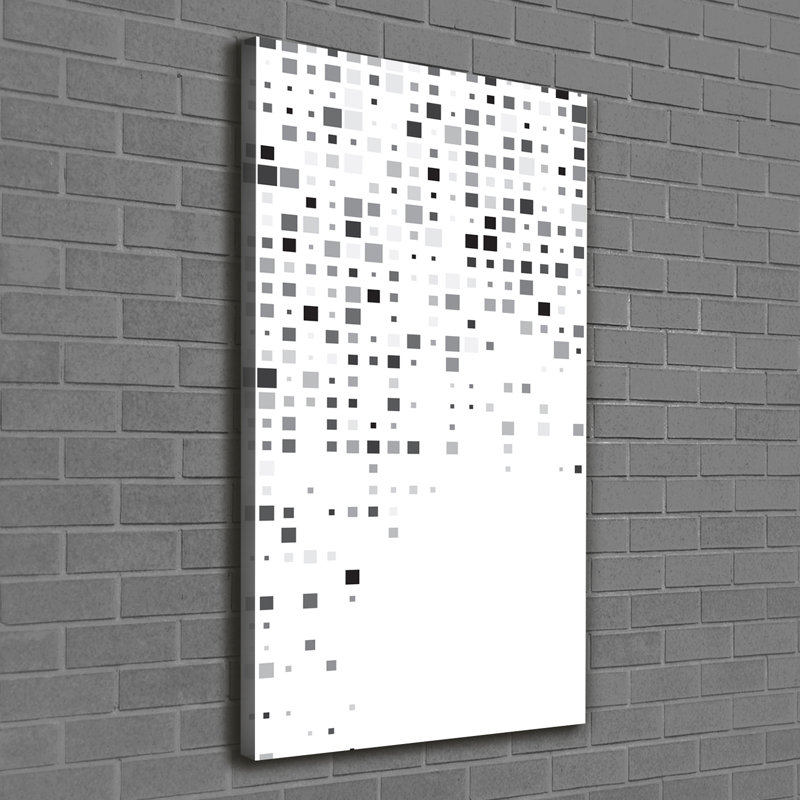 Ayhm Abstraction Squares - Wrapped Canvas Print