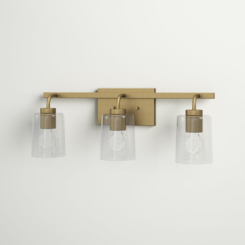 Greyson 3 - Light Dimmable Vanity Light, Aged Brass