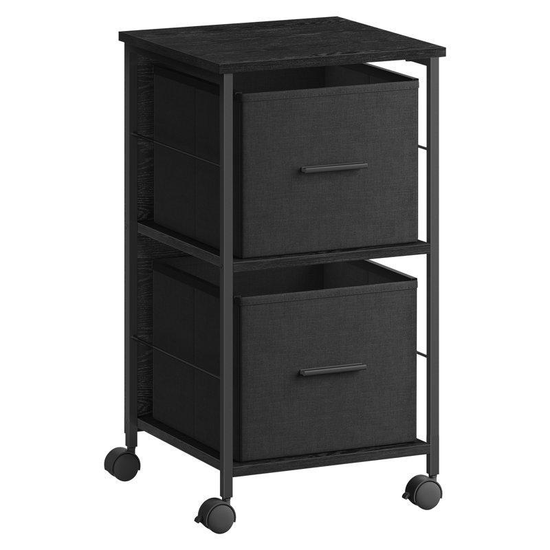 Agnis 38.5cm Wide File Cabinet, Black