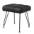 Smelser 17" H Faux Leather Upholstered Vanity Stool with Metal Legs-38912589