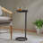 Yancey Round Metal Accent Table