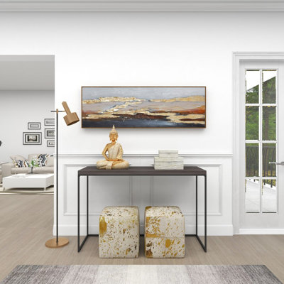 Bouddha assis en polystone Bansemer