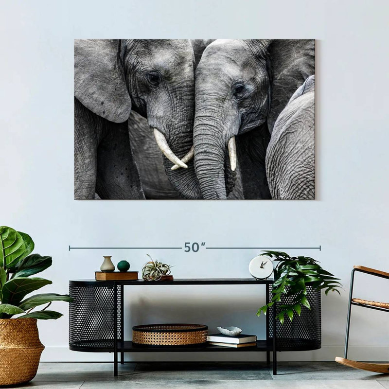 Brampt Sweet Elephants, 32" H x 48" W