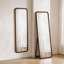 Miroirs d'appoint modernes et grand mur, cadre en bois de noyer massif pour la maison