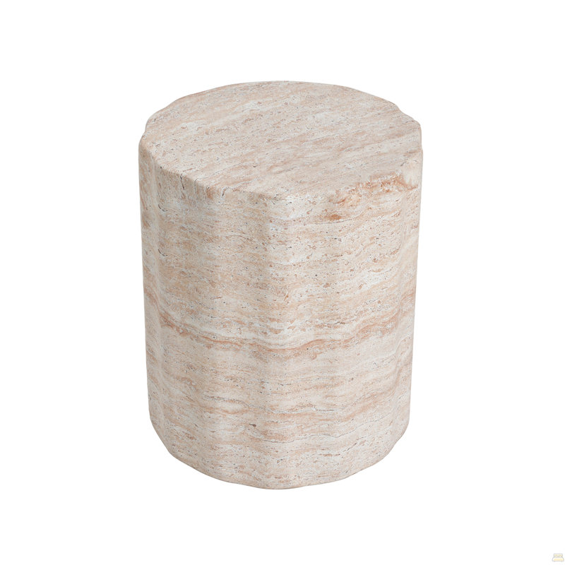 Table d'appoint d'extérieur / d'intérieur en béton léger