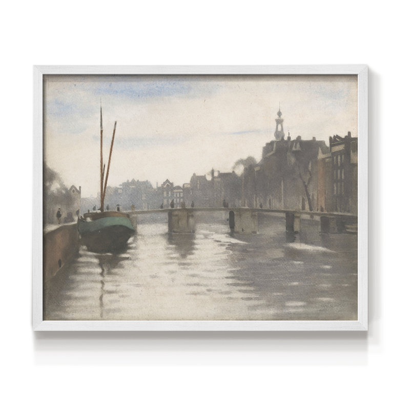 Paysages rétro-CCDV-reproduction encadrée, H 22 po x l 28 po, Blanc