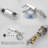 Chrome Single Handle Bathroom Faucet With Pull-Out Sprayer-123298065-123298066