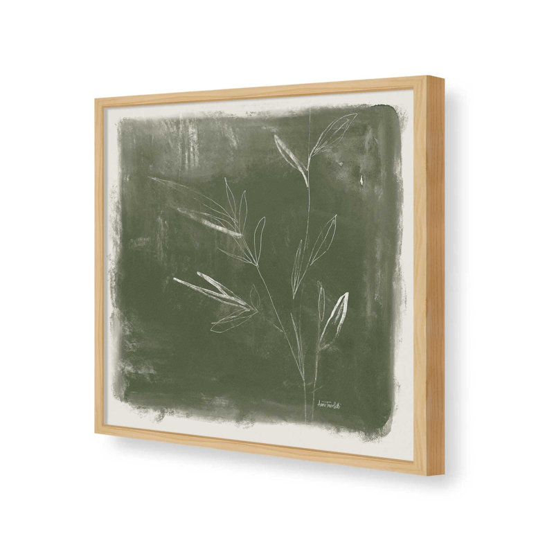 «Leaf Lines II» par Anne Tavoletti, reproduction d'art, H 12 po x l 12 po, Érable
