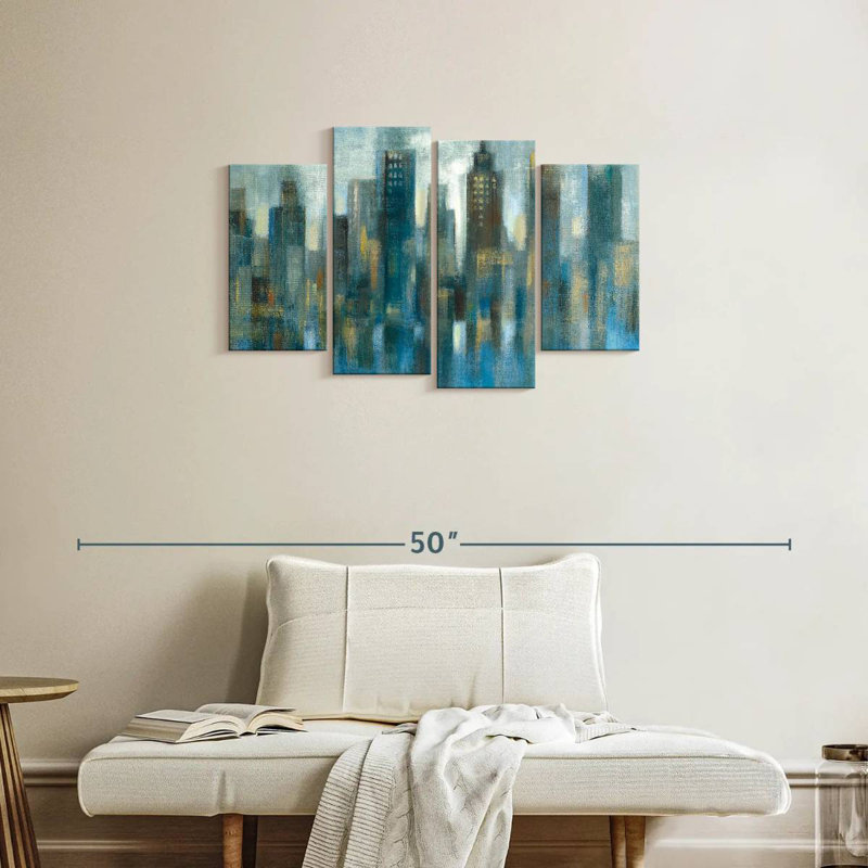 Rhythmic Reflection Light, 22" H x 36" W