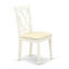 L'ensemble de table de salle à manger 6 pièces contient une table rectangulaire en bois avec feuille papillon et 4 chaises de salle à manger en lin avec banc, blanc lin-468735521-504888711-468735523