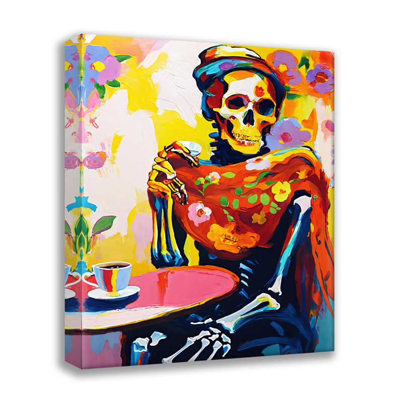 Skeleton  Giclee on Gallery Wrapped Canvas, 32" H x 26" W