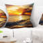 Coussin de soleil au-dessus de vagues de couleur beach-29339356