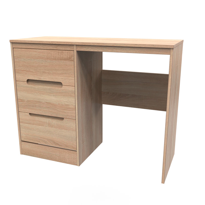 Fully Assembled Grety Dressing Table, Bardolino Oak