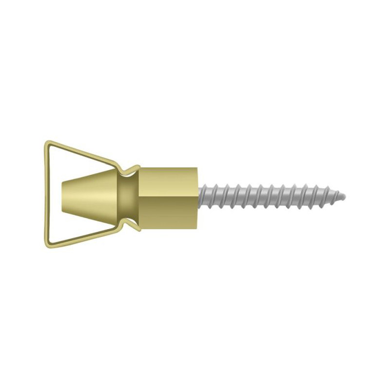 Porte-volet Deltana SDH101U3; 1-1 / 4 po; finition laiton brillant, Laiton poli