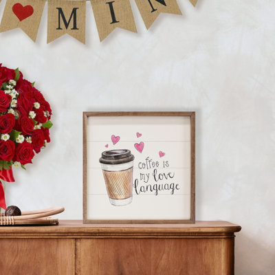 «Coffee Is My Love», blanc