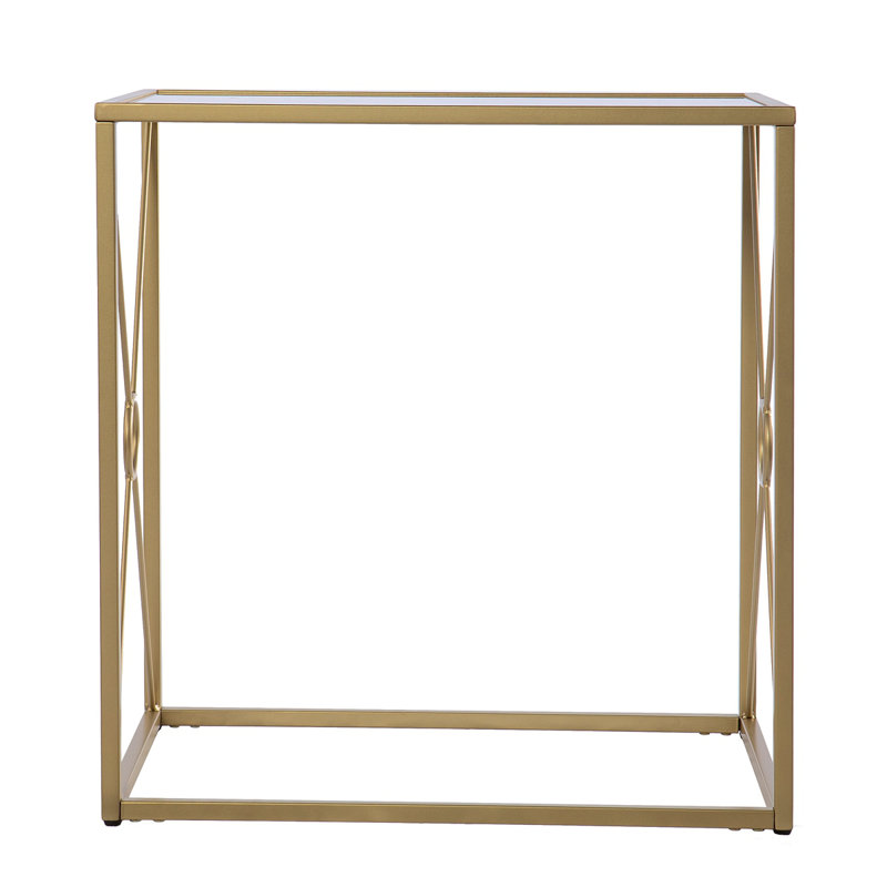 Table de bout à dessus miroir Larden