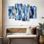 Art mural abstrait vertical, reproduction d'art sur toile-1866035502